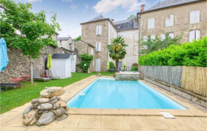 Awesome apartment in Saint Jean du Bruel with Outdoor swimming pool, Private swimming pool and 1 Bedrooms